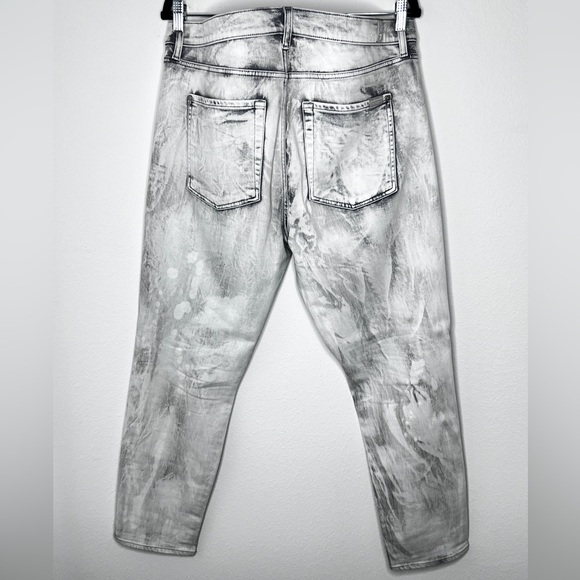 7 for all Mankind Smoke Print Jeans in Dusty Gray Jeans Women’s Sz 34 - Picture 10 of 14